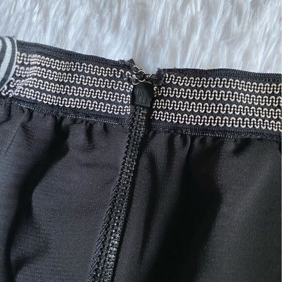 Alice + Olivia Francy’s Skirt Striped Mini Elastic Waist Zipped Back Lined Sz 6 - Picture 8 of 10